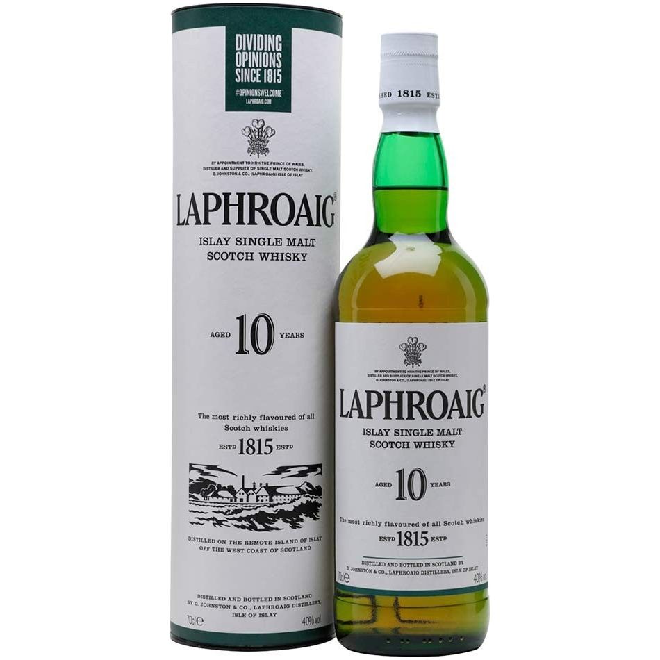 Whisky Laphroaig Reserva 10 años - En Copa de Balón